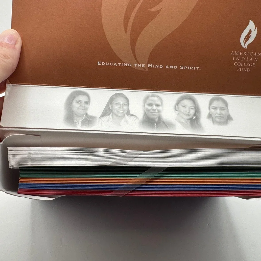 American Indian College Fund Notecard Set Multi Tribal College Portfolio 2005